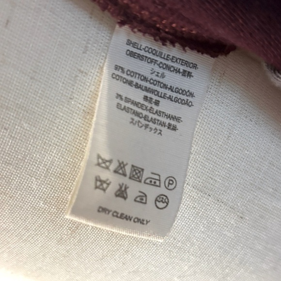 FREE PEOPLE Flared and Femme Jacket Size Small Sangria Like New - Picture 12 of 13